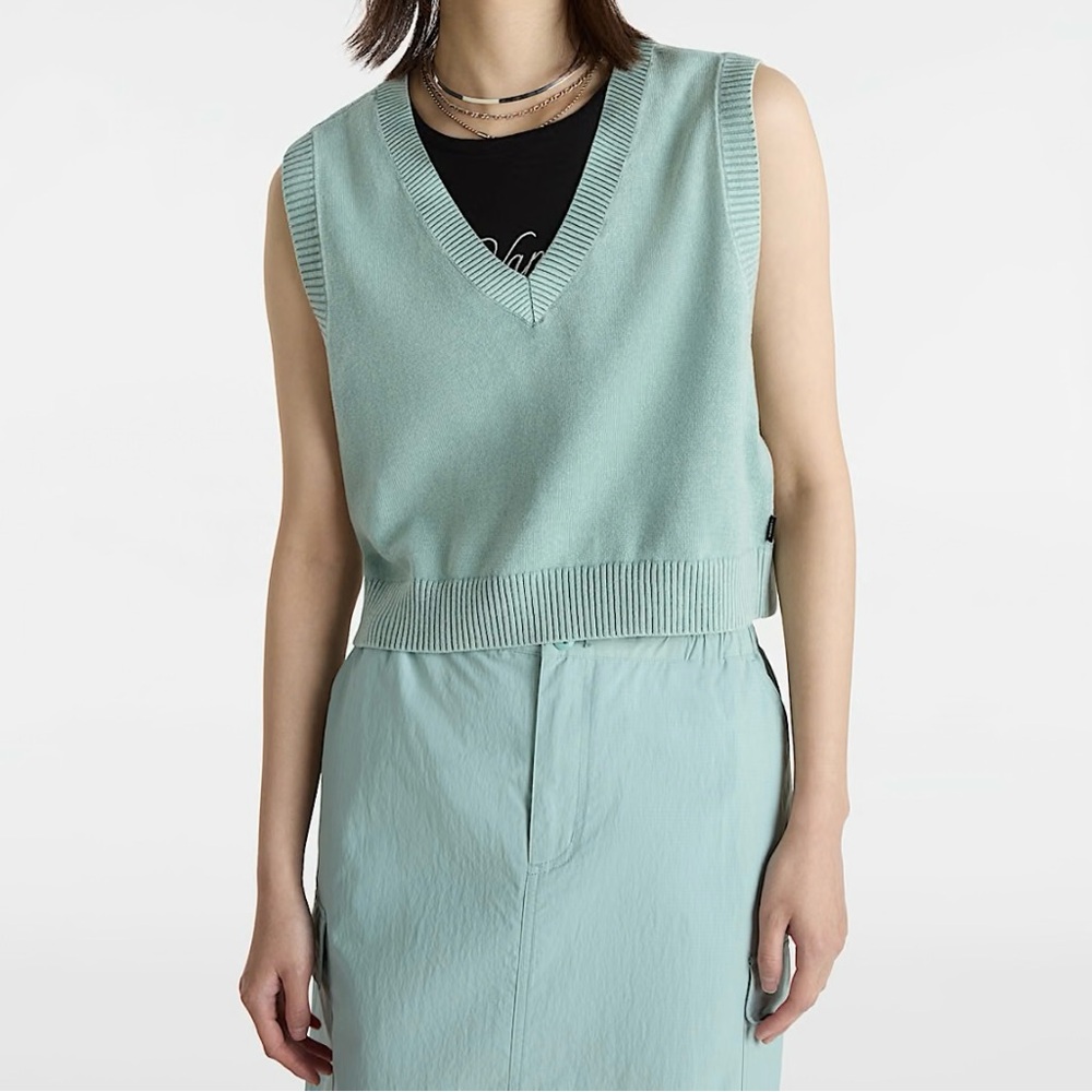 Vans Light Green Knit Vest